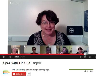 Dr Sue Rigby, Vice Principal Learning and Teaching